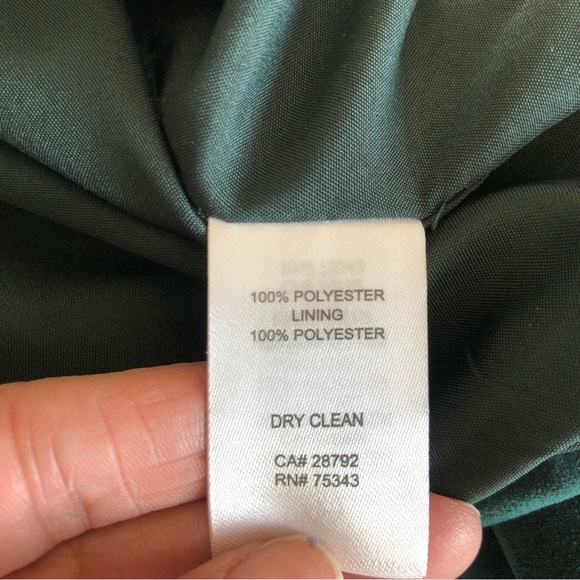 Adrienne Vittadini Teal Velvet Blazer - Picture 10 of 16